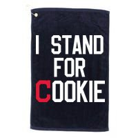 I Stand For Cookie Carlos Carrasco Indians Golf Towel