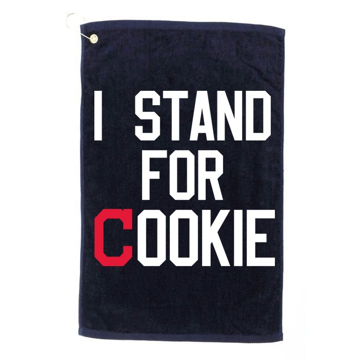 I Stand For Cookie Carlos Carrasco Indians Golf Towel