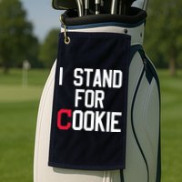 I Stand For Cookie Carlos Carrasco Indians Golf Towel