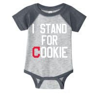 I Stand For Cookie Carlos Carrasco Indians Infant Baby Jersey Bodysuit