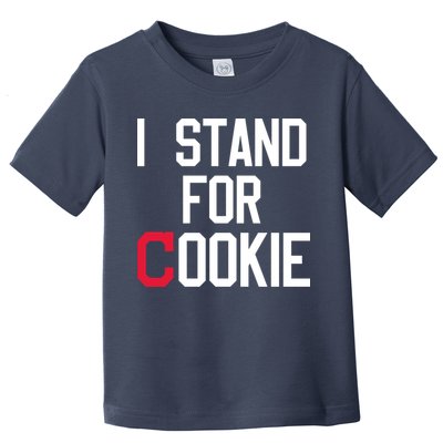 I Stand For Cookie Carlos Carrasco Indians Toddler T-Shirt