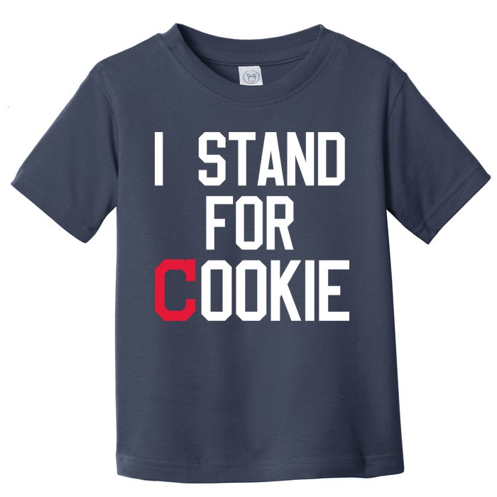 I Stand For Cookie Carlos Carrasco Indians Toddler T-Shirt