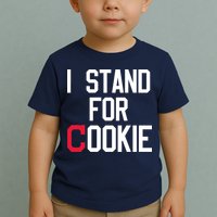 I Stand For Cookie Carlos Carrasco Indians Toddler T-Shirt