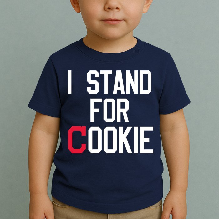 I Stand For Cookie Carlos Carrasco Indians Toddler T-Shirt