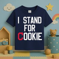 I Stand For Cookie Carlos Carrasco Indians Toddler T-Shirt