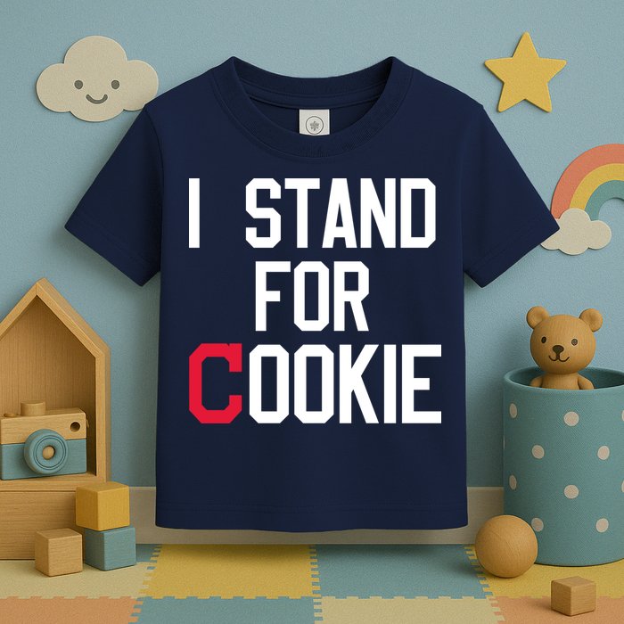 I Stand For Cookie Carlos Carrasco Indians Toddler T-Shirt