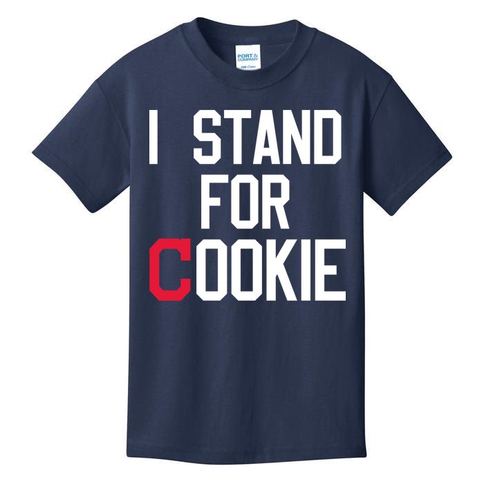 I Stand For Cookie Carlos Carrasco Indians Kids T-Shirt