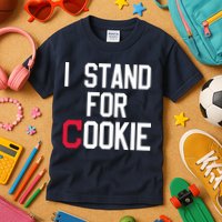 I Stand For Cookie Carlos Carrasco Indians Kids T-Shirt