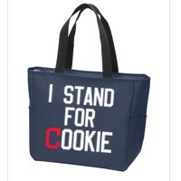 I Stand For Cookie Carlos Carrasco Indians Zip Tote Bag