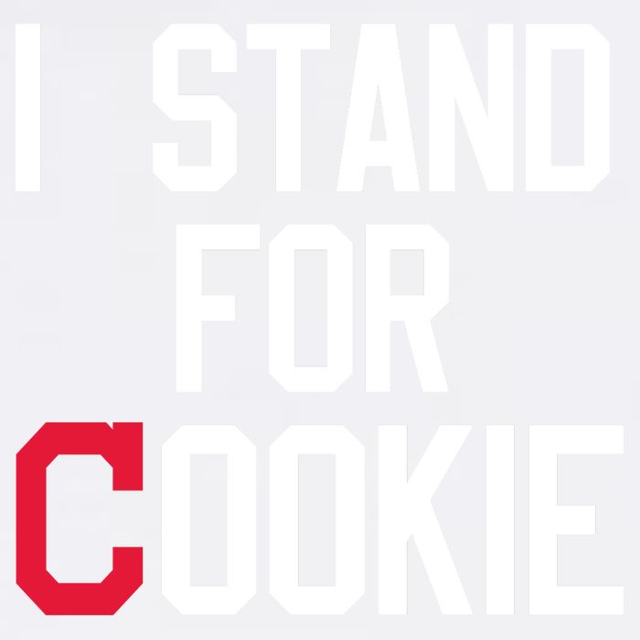 I Stand For Cookie Carlos Carrasco Indians Garment-Dyed Sweatshirt