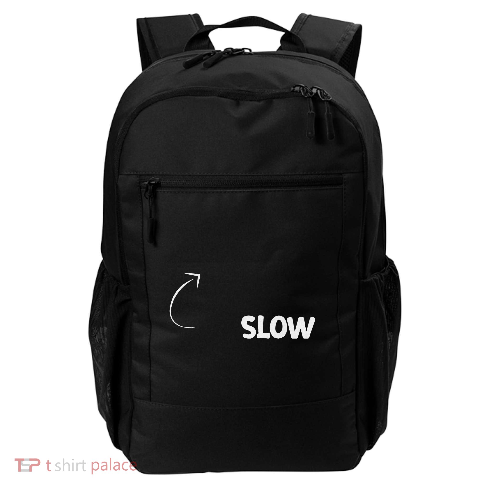 IM Slow Funny Personality Character Reference Daily Commute Backpack