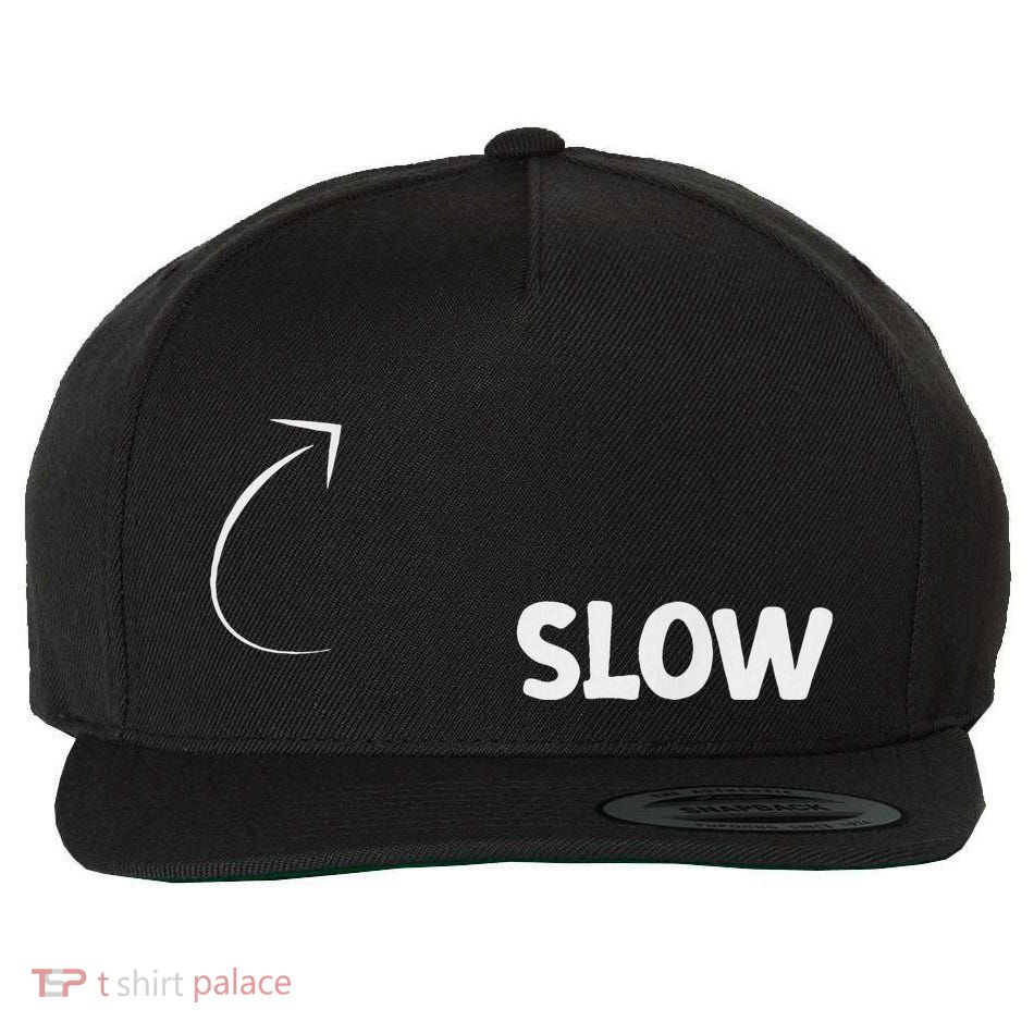 IM Slow Funny Personality Character Reference Wool Snapback Cap