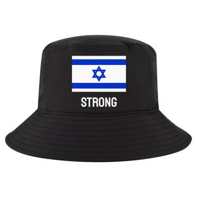 Israeli Strong Flag Vintage Made In Israel Cool Comfort Performance Bucket Hat