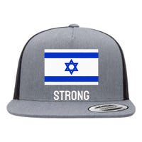 Israeli Strong Flag Vintage Made In Israel Flat Bill Trucker Hat