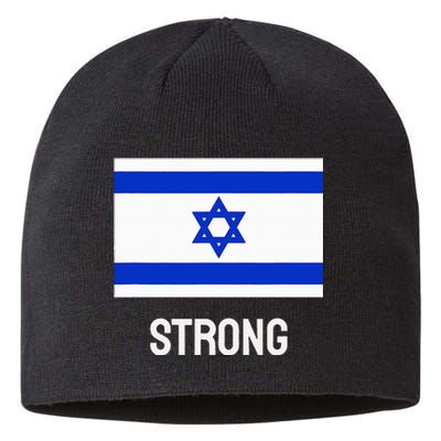 Israeli Strong Flag Vintage Made In Israel Sustainable Beanie