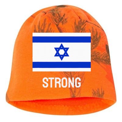 Israeli Strong Flag Vintage Made In Israel Kati - Camo Knit Beanie