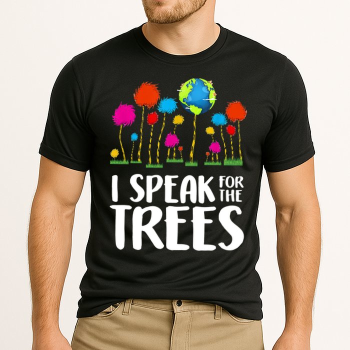 I Speak For The Trees Earth Day Cooling Performance Crew T-Shirt