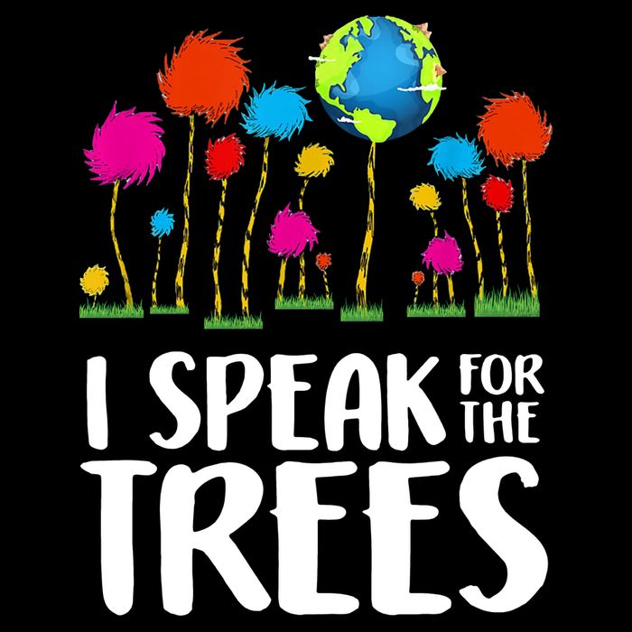 I Speak For The Trees Earth Day Impact Tech Backpack