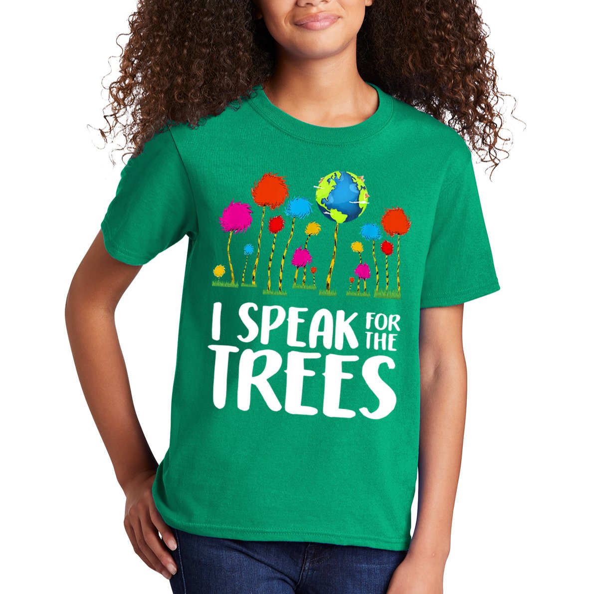 I Speak For The Trees Earth Day Kids T-Shirt
