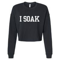 I Soak Funny Summer Day Cropped Pullover Crew