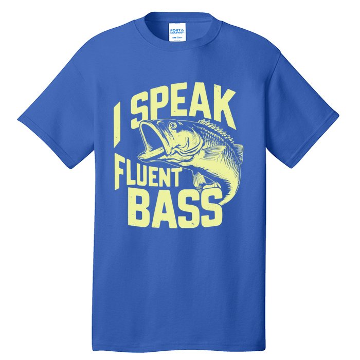 I Speak Fluent Bass Fishing Great Gift Tall T-Shirt