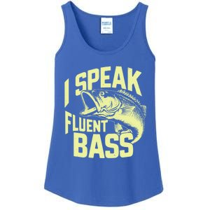 I Speak Fluent Bass Fishing Great Gift Ladies Essential Tank