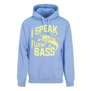 I Speak Fluent Bass Fishing Great Gift Unisex Surf Hoodie