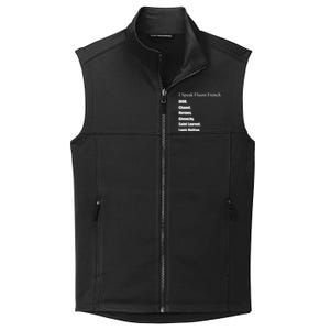 I Speak Fluent French Collective Smooth Fleece Vest