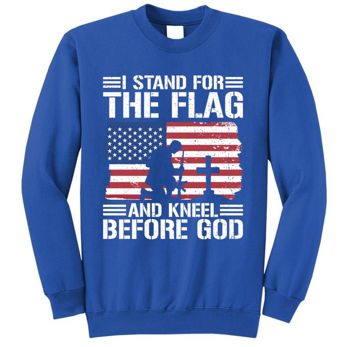 I Stand For The Flag And Kneel Before God Gift Sweatshirt