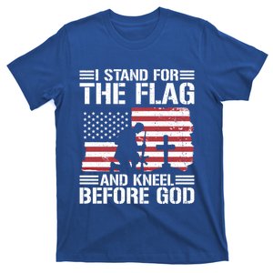 I Stand For The Flag And Kneel Before God Gift T-Shirt