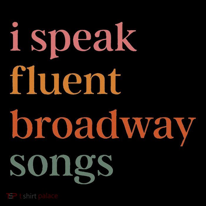 I Speak Fluent Broadway Songs Cooling Performance Long Sleeve Crew