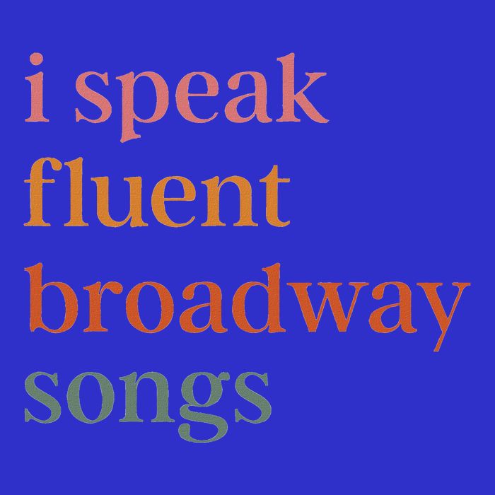 I Speak Fluent Broadway Songs Visor