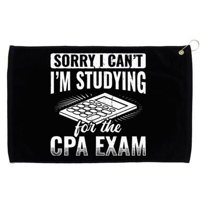 Im Studying For The CPA Exam Accounting Accountant Grommeted Golf Towel