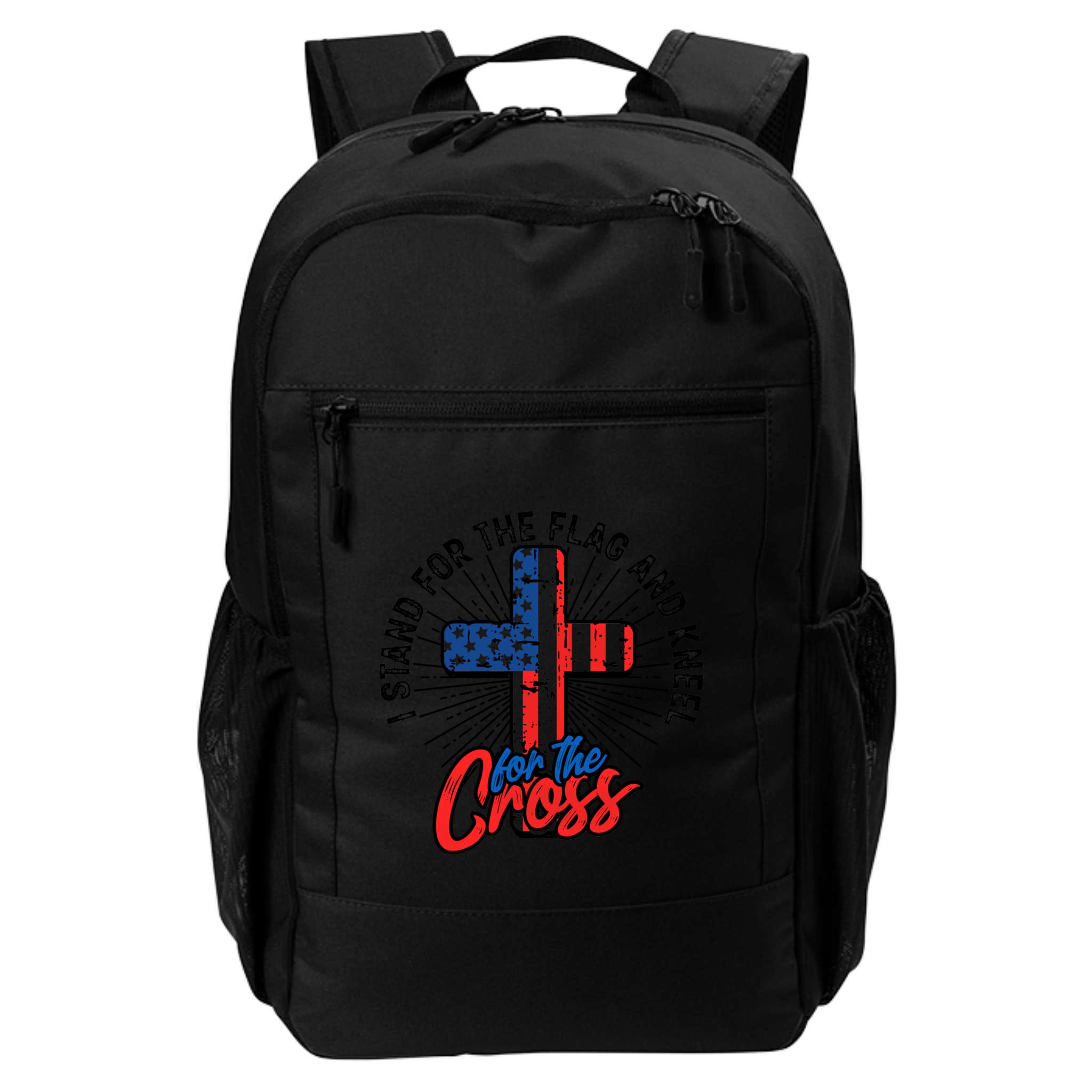 I Stand For The Flag And Kneel For The Cross Gift Equal Rights Gift Backpack