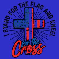 I Stand For The Flag And Kneel For The Cross Gift Equal Rights Gift Stripe Pom Pom Beanie