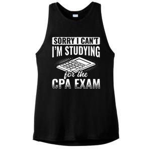 Im Studying For The CPA Exam Accounting Accountant Ladies PosiCharge Tri-Blend Wicking Tank