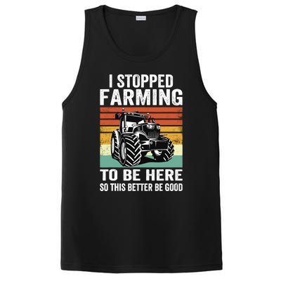 I Stopped Farming To Be Here This Better Be Good Vintage PosiCharge Competitor Tank