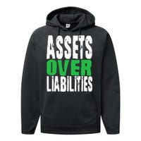 Investor Stocks Flipping Houses Assets Over Liabilities Performance Fleece Hoodie