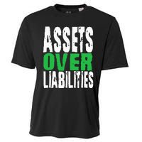 Investor Stocks Flipping Houses Assets Over Liabilities Cooling Performance Crew T-Shirt