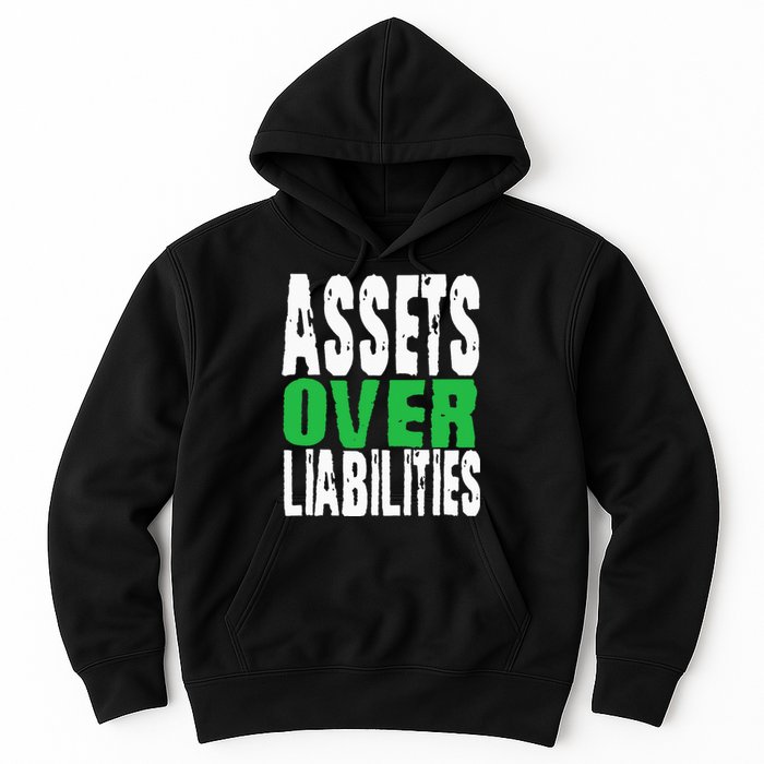 Investor Stocks Flipping Houses Assets Over Liabilities Hoodie