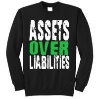 Investor Stocks Flipping Houses Assets Over Liabilities Sweatshirt