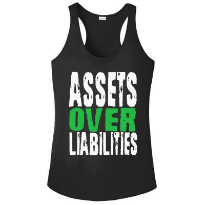 Investor Stocks Flipping Houses Assets Over Liabilities Ladies PosiCharge Competitor Racerback Tank