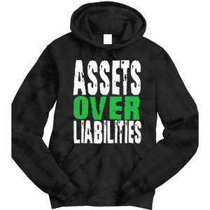 Investor Stocks Flipping Houses Assets Over Liabilities Tie Dye Hoodie