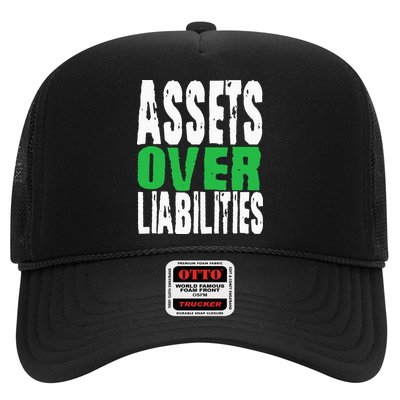 Investor Stocks Flipping Houses Assets Over Liabilities Trucker Hat