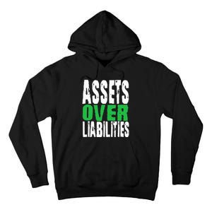 Investor Stocks Flipping Houses Assets Over Liabilities Tall Hoodie