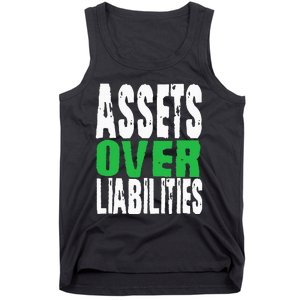 Investor Stocks Flipping Houses Assets Over Liabilities Tank Top