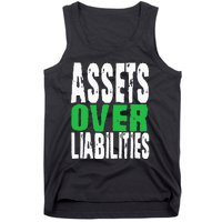 Investor Stocks Flipping Houses Assets Over Liabilities Tank Top