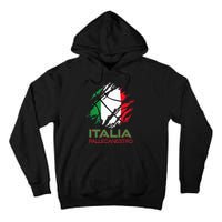 Italia Sports Fan Italian National Flag Art Italy Basketball Tall Hoodie