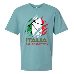 Italia Sports Fan Italian National Flag Art Italy Basketball Sueded Cloud Jersey T-Shirt