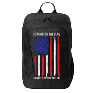 I Stand For The Flag I Kneel For The Fallen Usa City Backpack